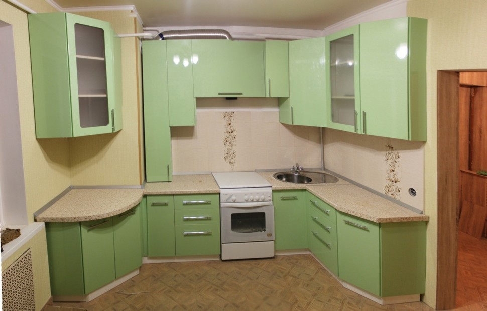 Модерн итальянская кухня пленка Deluxe, ДСП 1м Вариант 2072