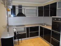 Хай-тек европейская кухня стекло Germes, ДСП 1м Вариант 869