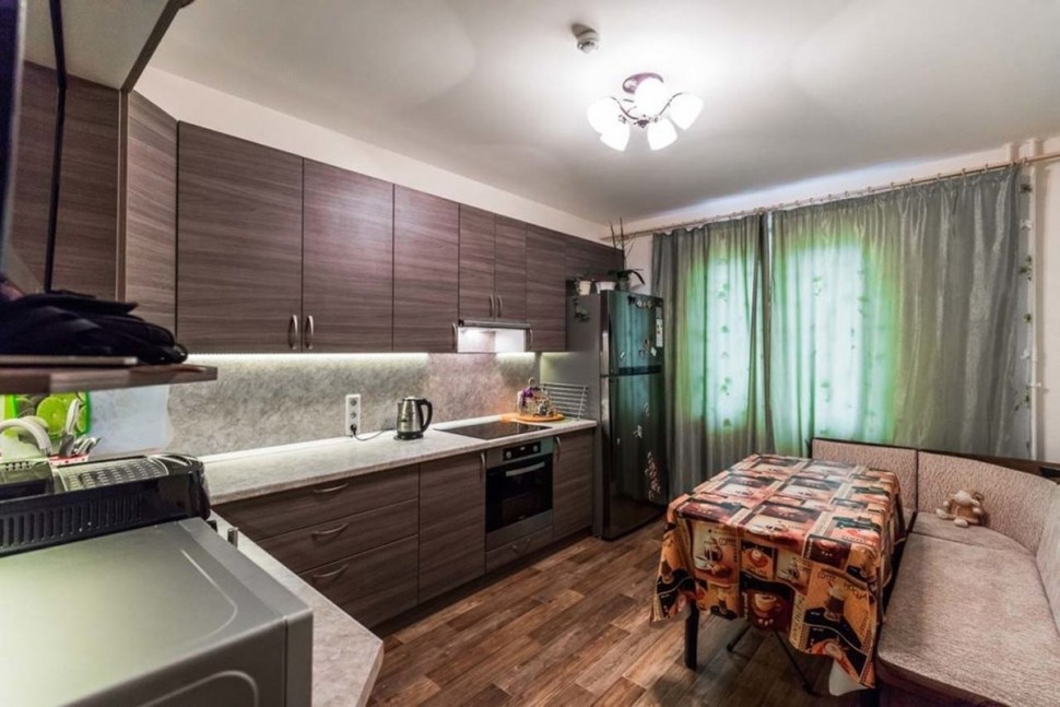 Модерн итальянская пластик кухня Deluxe, ДСП 1м Вариант 1705