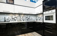 Лофт восточная пластиковая кухня Germes, ДСП 1м Вариант 529