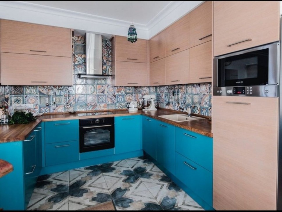 Оранжевая кухня 1 метр угловая Germes ДСП, МДФ 1 метр Вариант 2431