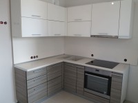 Хай-тек американская кухня стекло Germes, ДСП 1м Вариант 860