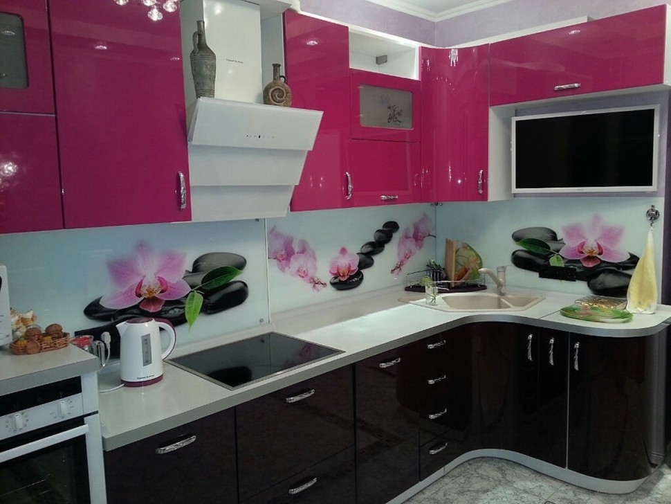 Барокко итальянская кухня краска Deluxe, ДСП 1м Вариант 1221