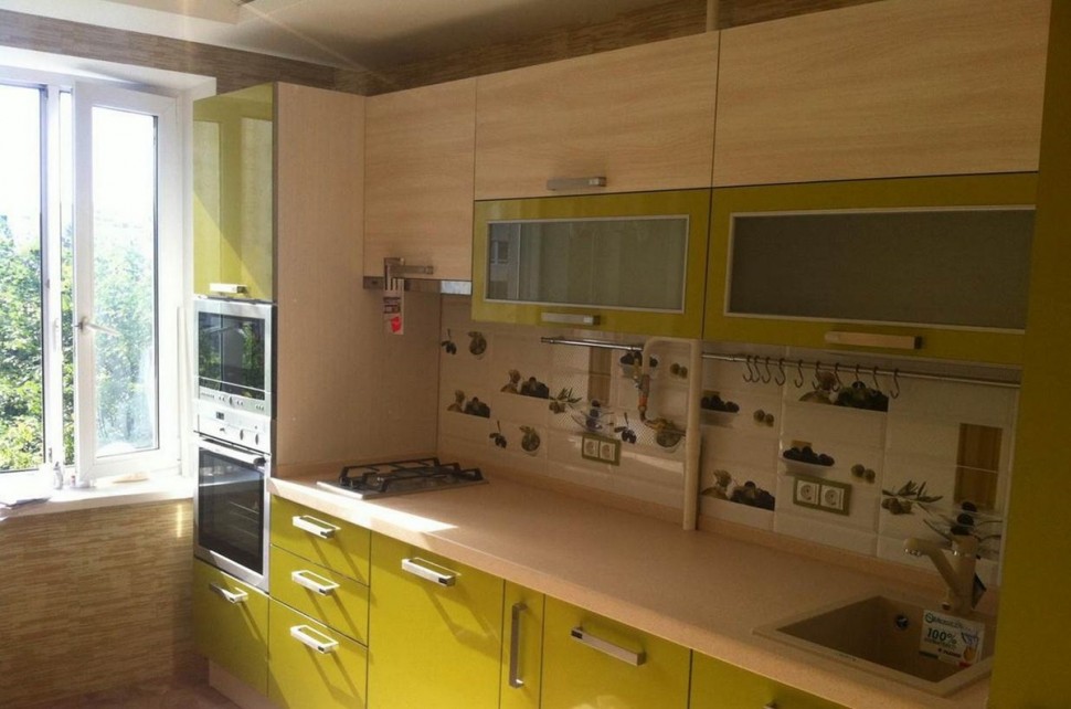 Рококо немецкая пластик кухня Deluxe, ДСП 1м Вариант 1772