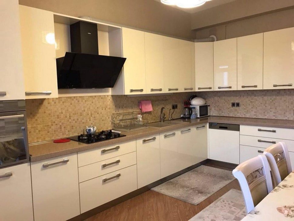 Классическая американская пластик кухня Deluxe, ДСП 1м Вариант 1596