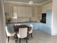 Коричневая кухня 2 метра угловая Germes ДСП, МДФ 1 метр Вариант 2374