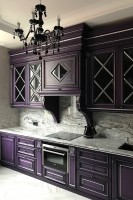 Лофт итальянская деревянная кухня Germes, ДСП 1м Вариант 50