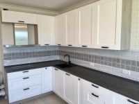 Модерн европейская кухня стекло Deluxe, ДСП 1м Вариант 2205