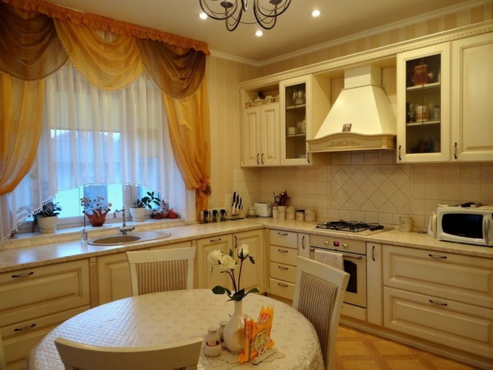 Голубая кухня 2 метра угловая Germes ДСП, МДФ 1 метр Вариант 2292