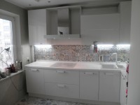 Классическая американская пластик кухня Germes, ДСП 1м Вариант 489