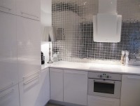 Кантри американская пластиковая кухня Deluxe, ДСП 1м Вариант 1533