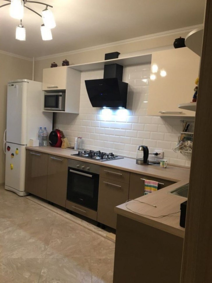 Белая кухня 3 метра угловая Germes ДСП, МДФ 1 метр Вариант 2267