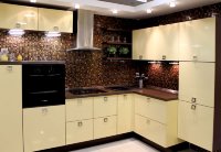 Класcика европейская пластик кухня Germes, ДСП 1м Вариант 466