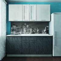 Хай-тек итальянская пленочная кухня Germes, ДСП 1м Вариант 964