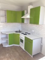 Классическая американская пластиковая кухня Germes, ДСП 1м Вариант 495