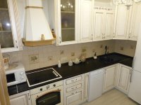 Барокко американская кухня из натурального дерева Germes, ДСП 1м Вариант 4