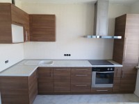 Классическая американская пластиковая кухня Germes, ДСП 1м Вариант 494