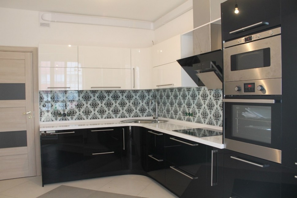 Лофт европейская крашенная кухня Deluxe, ДСП 1м Вариант 1333