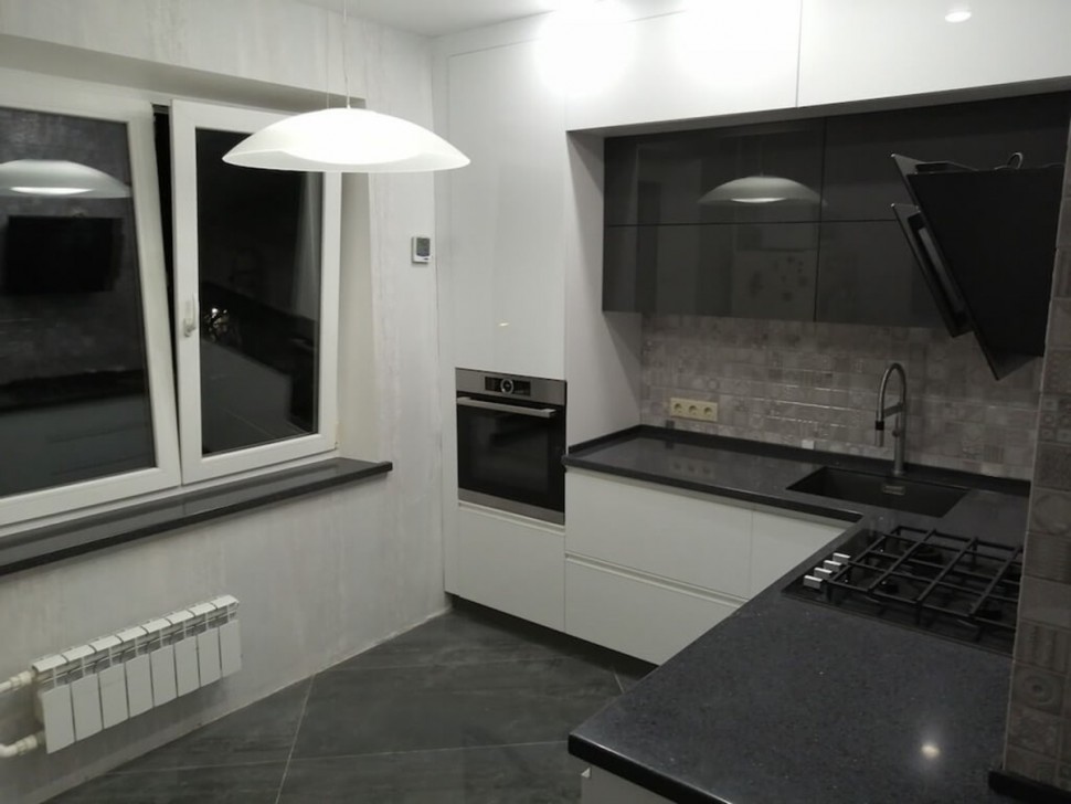 Кантри восточная пластиковая кухня Deluxe, ДСП 1м Вариант 1542