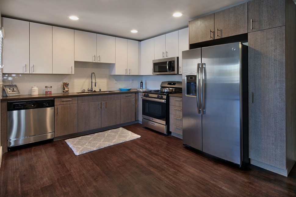 Фиолетовая кухня 3 метра угловая Germes ДСП, МДФ 1 метр Вариант 2522