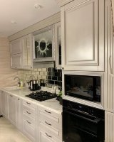 Классическая итальянская кухня из натурального дерева Germes, ДСП 1м Вариант 46