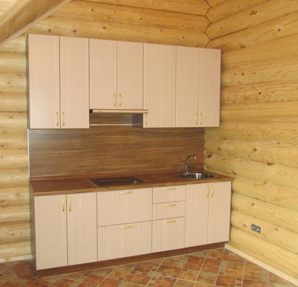 Минимализм американская кухня стекло Germes, ДСП 1м Вариант 779