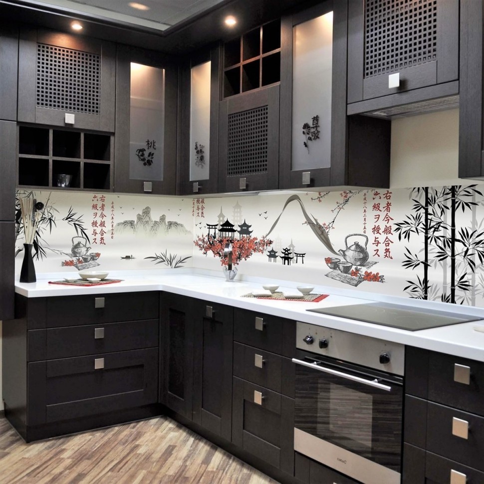 Барокко итальянская кухня краска Deluxe, ДСП 1м Вариант 1219