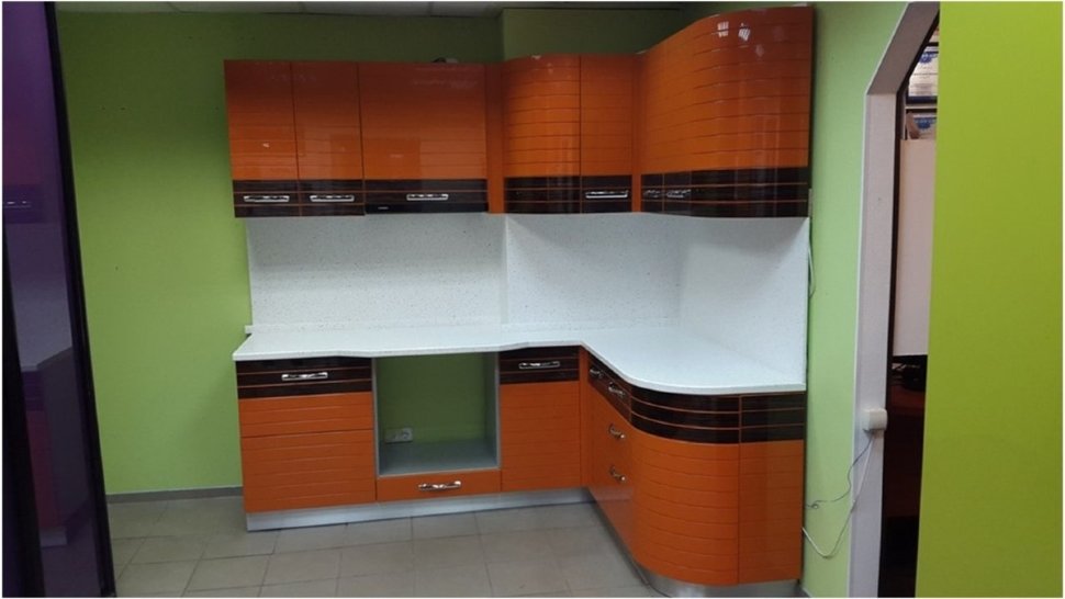 Лофт немецкая пленочная кухня Germes, ДСП 1м Вариант 929