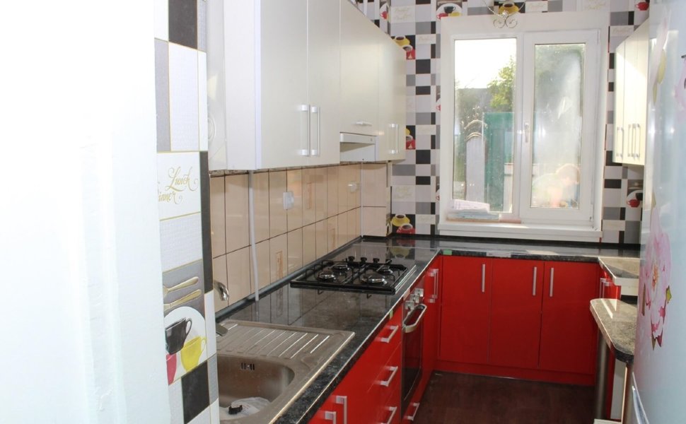 Хай-тек немецкая пластиковая кухня Germes, ДСП 1м Вариант 694