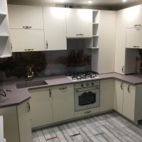 Класcика европейская пластик кухня Germes, ДСП 1м Вариант 467