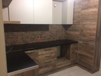 Класcика европейская пластик кухня Germes, ДСП 1м Вариант 465