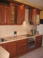 Барокко американская рамочный мдф кухня Germes, ДСП 1м Вариант 700