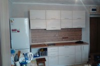 Классическая итальянская пластиковая кухня Germes, ДСП 1м Вариант 502