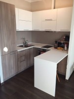 Кантри немецкая пластик кухня Deluxe, ДСП 1м Вариант 1558