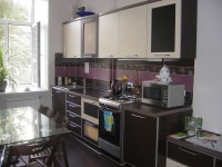 Прованс немецкая пластиковая кухня Germes, ДСП 1м Вариант 636