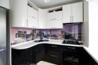 Классическая немецкая крашенная кухня Deluxe, ДСП 1м Вариант 1313