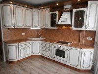 Класcика европейская деревянная кухня Germes, ДСП 1м Вариант 31