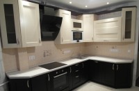 Лофт итальянская пластик кухня Deluxe, ДСП 1м Вариант 1647