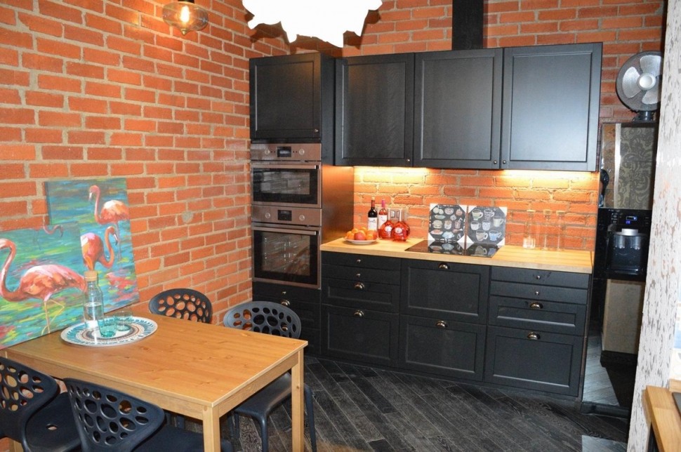 Модерн итальянская кухня стекло Deluxe, ДСП 1м Вариант 2214 Модерн итальянская кухня стекло Deluxe, ДСП 1м Вариант 2214