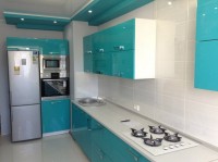 Барокко немецкая крашенная кухня Germes, ДСП 1м Вариант 121