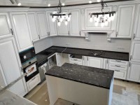 Лофт американская пластиковая кухня Deluxe, ДСП 1м Вариант 1630