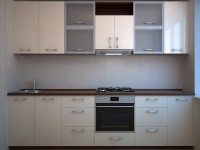 Барокко немецкая пластик кухня Deluxe, ДСП 1м Вариант 1527