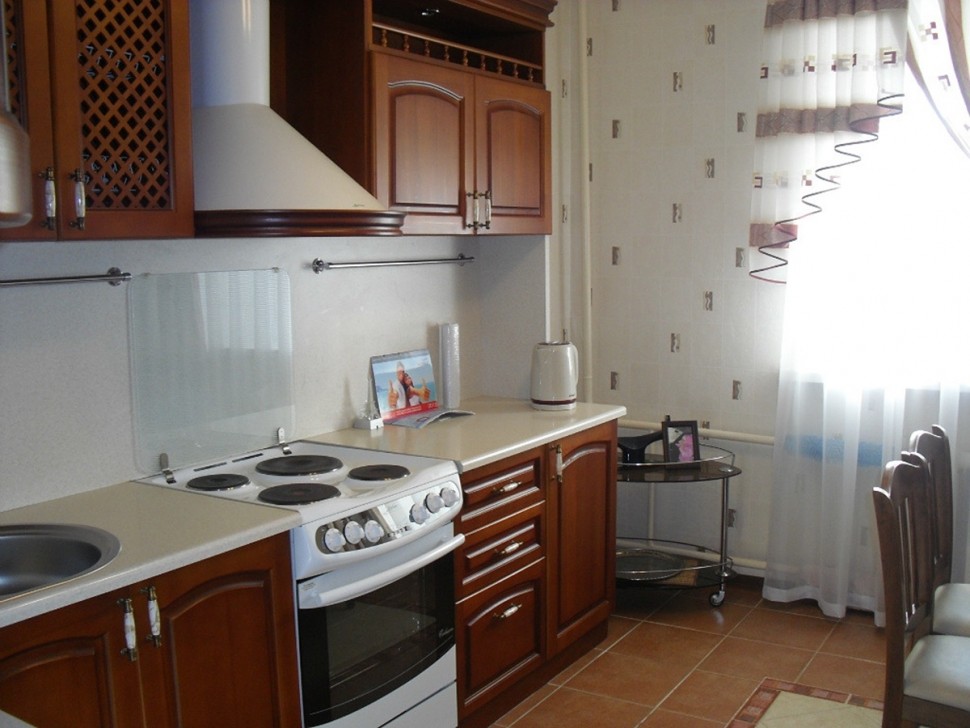 Кантри итальянская фрезерованный мдф кухня Deluxe, ДСП 1м Вариант 1832