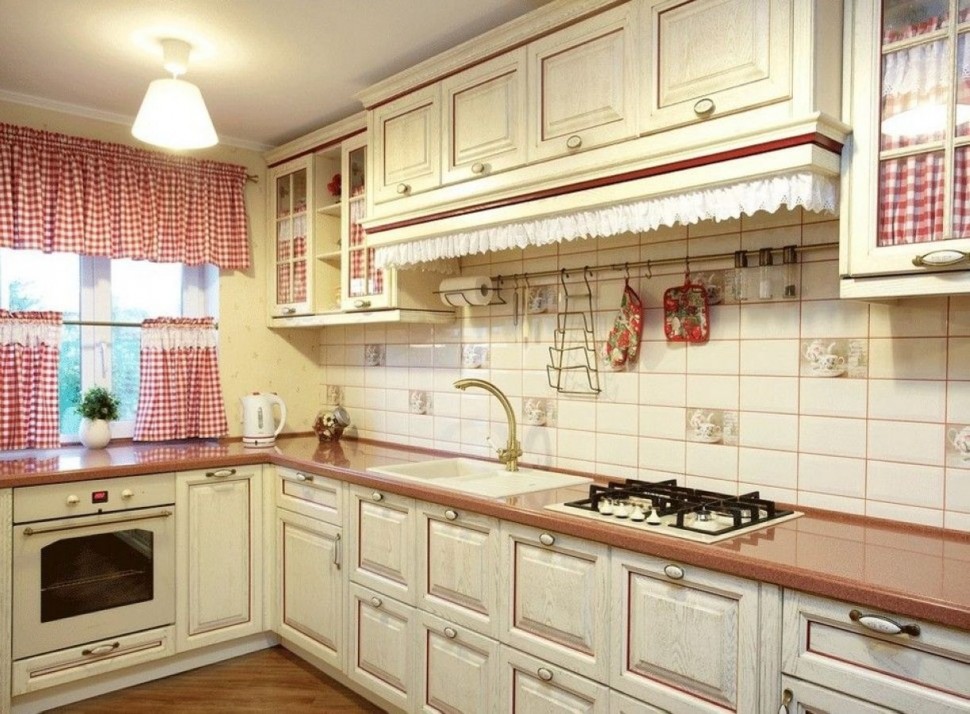 Белая кухня 5 метров угловая Germes ДСП, МДФ 1 метр Вариант 2271